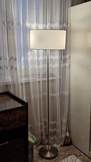 Торшер Lumion Nikki 3745/2F матовый никель