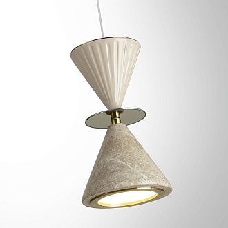 Светильник 15 см, 10W, 3000K, Odeon Light 5475/10LC, латунь