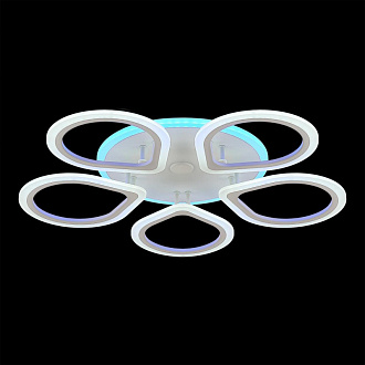 Люстра потолочная Citilux Транай Смарт CL235A150E, 65W LED, 3000-5500K, диаметр 70 см, белый