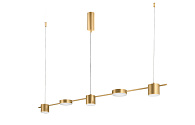 Светильник подвесной 3+2*6+8W, 3000K, 120*7 см, Crystal Lux TRISTAN SP5 L1200 GOLD Золото