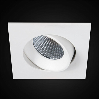 Встраиваемый светильник 9 см, 7W, 3500К, Citilux Альфа CLD001KNW0, белый, вр 8 см