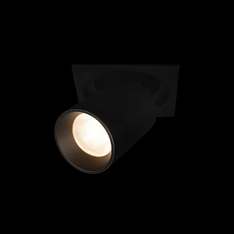 Встраиваемый светильник 9*9*9 см, 1*LED*7W 4000K LOFT IT Apex 10327/B Black черный, вр 5,5 см