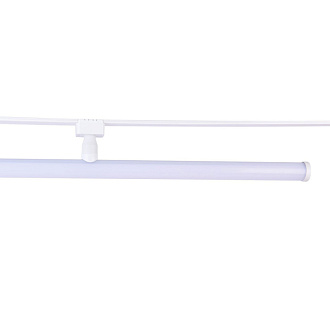 Потолочный светильник Favourite Unika 4158-2U, L604*W28*H82, магнитный светильник белого цвета на шинопровод, с поворотным механизмом, акриловый рассеиватель со встроенной лентой LED