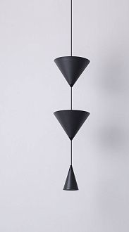 Подвесной светодиодный светильник Inodesign Lester Black 44.1555