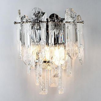 Настенный светильник 23x14x26см, Е14, 2x40Вт, , Modelux ML.7083.02 CR Хром