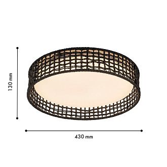 Светильник *43*10- см, *LED*25W, F-Promo Conrad 4750-4C, черный
