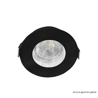 Светильник встраиваемый 8,4 см, 1*GU10*35W,  Crystal Lux CLT 045C1 BL IP44, Черный