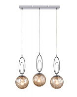 Подвесной светильник 15*46*190 см, 3*E14 хром Vele Luce Phlox VL5853P03