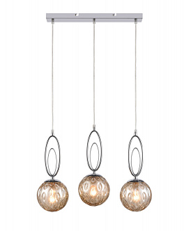 Подвесной светильник 15*46*190 см, 3*E14 хром Vele Luce Phlox VL5853P03