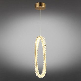 Подвесной светильник 12*70-150 см, 1*LED, 15W, K, Aployt Olimp APL.045.06.15, бронзовый