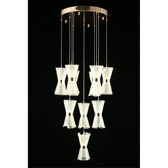 Каскадная люстра 45*70-140 см 80W, 4000K, Aployt Charlayn APL.771.06.80, золотой