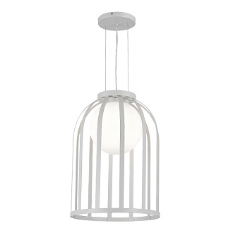 Подвесной светильник 40*200 см, E27, 60W, ST-Luce NORDIC SL6129.503.01 белый