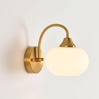 Бра 23*48*18-18 см, 1*E27*60W, Lumion Larina 8323/1W, латунь
