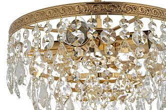 Люстра потолочная *30*31 см, 4*E27*60W, Arti Lampadari Castellana Gold Castellana E 1.3.30.602 G, Золото