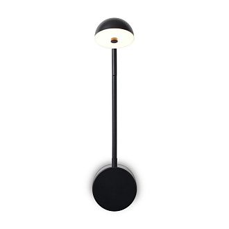 Бра 10,5*26-38 см, LED*5W, 2700K, Freya Piece FR5549WL-L4B, Черный