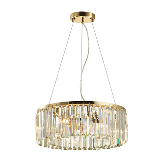 Подвесная люстра диаметр 45 см Odeon Light Vassa 4987/6 Золото