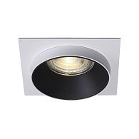 Светильник встраиваемый Crystal Lux CLT 044C1 BL-WH-WH черный, вр 6,2 см