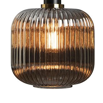 Подвесной светильник Loft IT 2070-B+BL, диаметр 20 см, черный