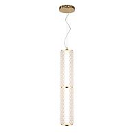Подвесной светильник 15*105-210 см, 1*LED, 29W, 3000K, Aployt Ozann APL.331.06.29, золотой