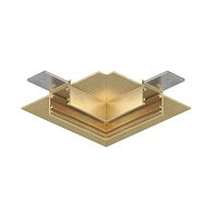 Угловой элемент для трека Denkirs SHINE HIDE TR5705-SB, сатинированная латунь