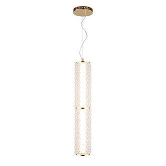 Подвесной светильник 15*105-210 см, 1*LED, 29W, 3000K, Aployt Ozann APL.331.06.29, золотой