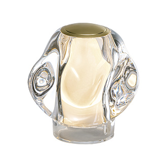 Настольная лампа 1*LED*2W, 4000К, 120lm Odeon Light Jemstone 5085/2TL, золотой