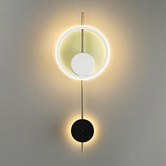 Бра 7,2*22*59 см, LED 13W*3000 К, Lumion Marque белый, черный, золотой, 5691/13WL