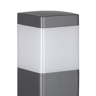 Уличный светильник 11*11*35-35 см, вр  см, 1*E27*20W, K, Mantra Chicago MAN8846, темно-серый
