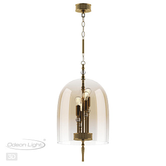 Подвесная люстра Odeon Light Bell 4892/4 бронза