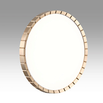 Cветильник 48,6*5,9 см, LED 70W, 3000-6000 К, IP43, белый/золотой, пластик Sonex Atabi Gold, 7648/EL