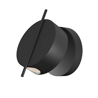 Бра 6,65*10*10*14 см, LED*4W, 3000 К, Nuance MOD180WL-L4B3K Maytoni, Черный и Латунь
