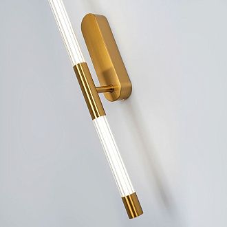 Настенный светильник 64 см, 12W, 4200K, MODESTYLE MS.1230.640 BS, латунь