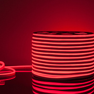 Светодиодный гибкий неон Гибкий неон 220V 9,6W 120Led 2835 IP67 односторонний красный, 50м Elektrostandard