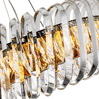 Подвесная люстра Divinare Megan 7568/18 LM-12, диаметр 80 см, бронза