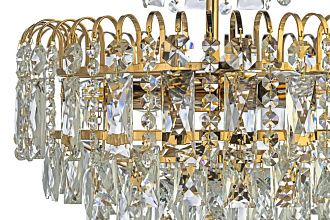 Люстра *40*90 см, 6*E14*40W, Arti Lampadari Erice Erice E 1.5.40.100 G, Золото