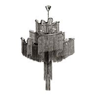 Подвесная люстра 100 см, Loft IT Stream 10208/1000 Gunmetal, черный хром