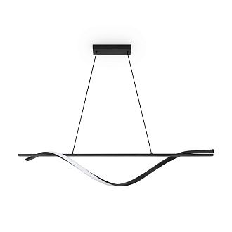 Подвесной светильник 100*20*-130 см, *LED*19W, 4000K, Freya  FR6060PL-L48B, Черный