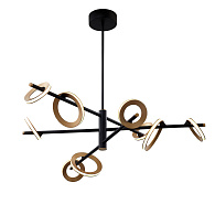 Люстра на штанге 102*102*146 см, 3*LED, 51W, 4000К, Favourite Jongleur 4322-9P черный