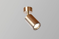 Светильник 6*6 см, GU10 35W, Favourite Angularis 2801-1U, D60*H175, Светильник, поворотный плафон, латунный цвет каркаса