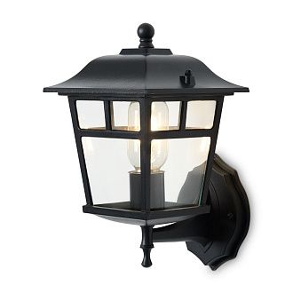Уличное бра 19,5*16*-28 см, 1*E27*40W Voltega  VGL7212WL-01B, Черный