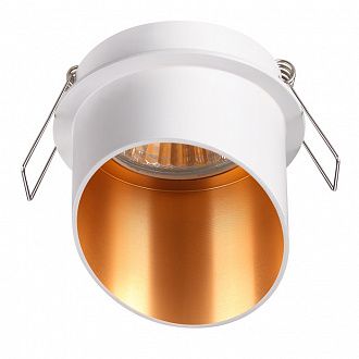 Встраиваемый светильник Novotech Butt 370436 белый, вр 6,3 см