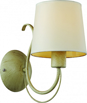 Светильник бра Arte Lamp A9310AP-1WG Orlean слоновая кость