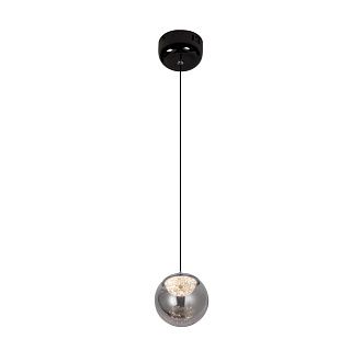 Светильник *15* см, LED*6W, 3000-6000K, Modelux  ML.2338.150 BK-CR, Чёрный, Хром