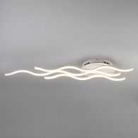 Светодиодный потолочный светильник 82 см 4200K 43W Eurosvet  Gwen 90090/3 белый