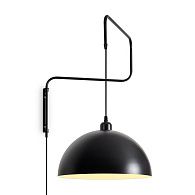 Бра 84*35*-63 см, 1*E27*40W, Freya Eleon FR5218WL-01B, Черный