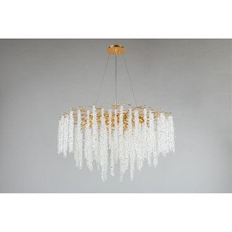 Подвесная люстра 100*90-180 см, 15*G9, 5W, Aployt PAULINA APL.848.03.15, золотой