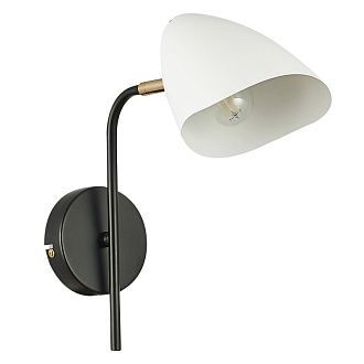 Бра 13 см,  EVOLUCE SATTA SLE103601-01 Черный, Золотой