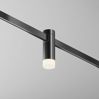 Трековый светильник 3 см, 3000K, Maytoni Skim TR145-1-3W3K-W-B, черный