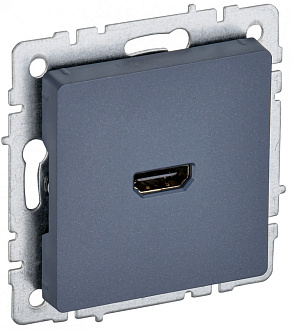 BRITE Розетка HDMI РHDMI-0-БрМ маренго