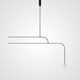 Подвесной светильник LINES E 172*172*86 см, 3*G4*20W, ImperiumLoft LINES-05, Чёрный
